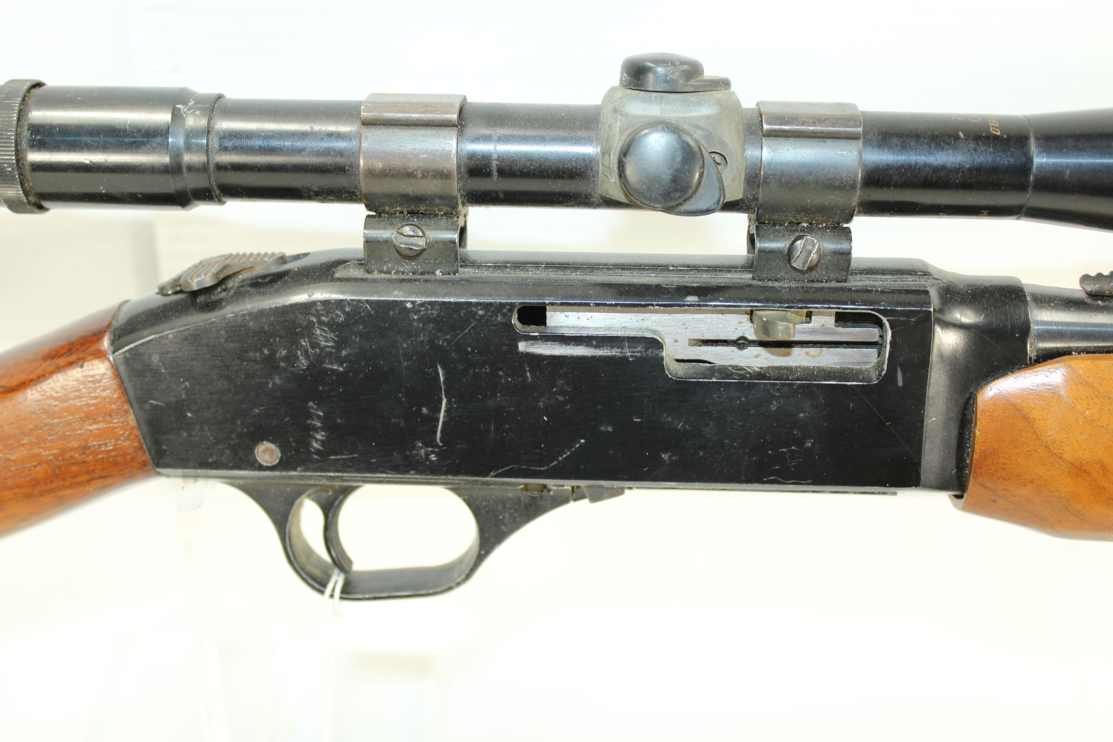 Western Field Model M898 .22LR Cal. Semi-Auto Tube-Fed Rifle w/Western Field 3x7x20 Scope; SN C25539