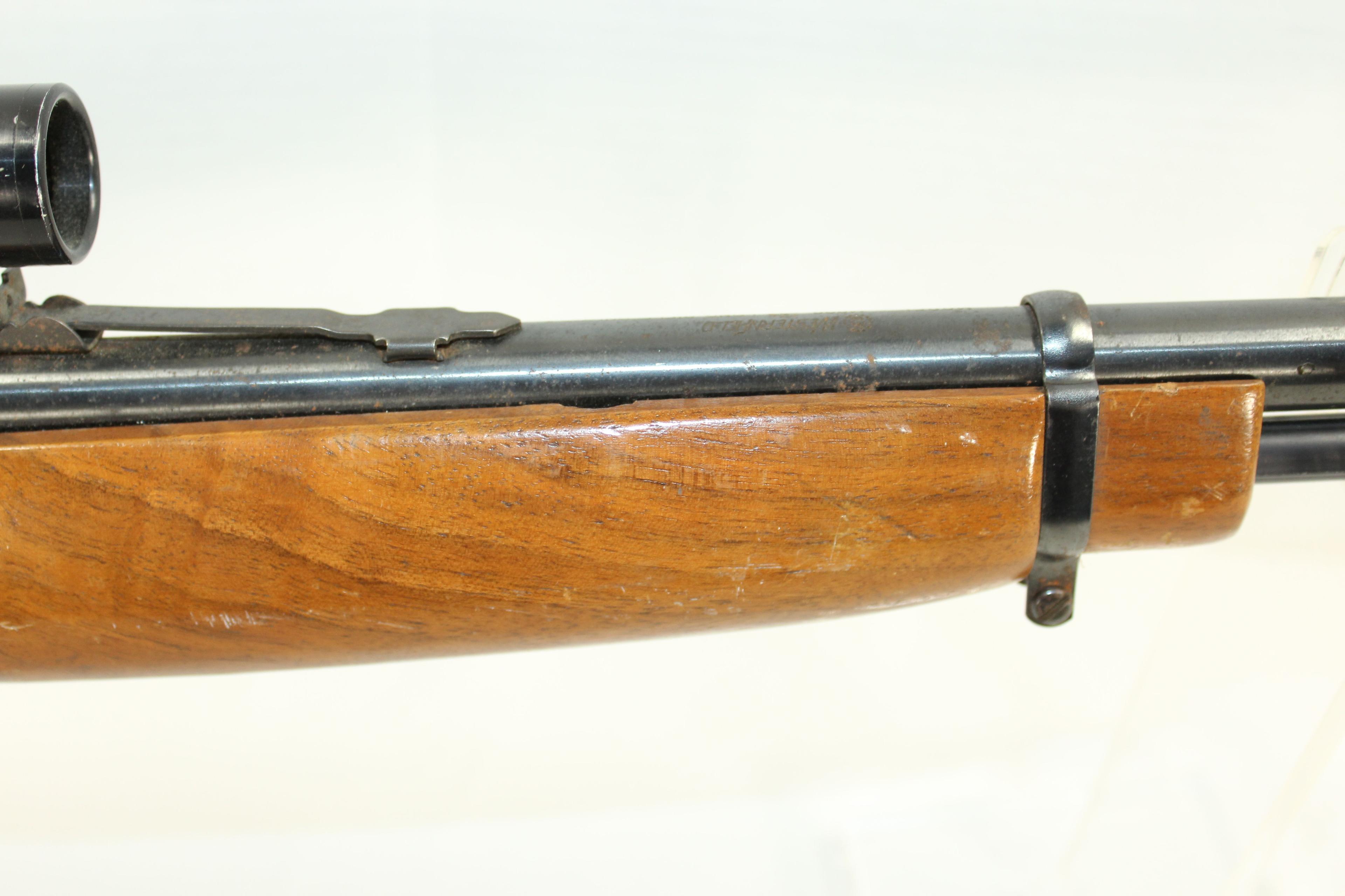 Western Field Model M898 .22LR Cal. Semi-Auto Tube-Fed Rifle w/Western Field 3x7x20 Scope; SN C25539