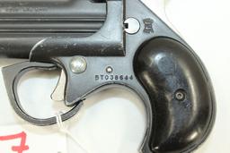 Bearman Model BBG9 9mm Cal. Double BBL Single-Action Derringer; SN BT038644
