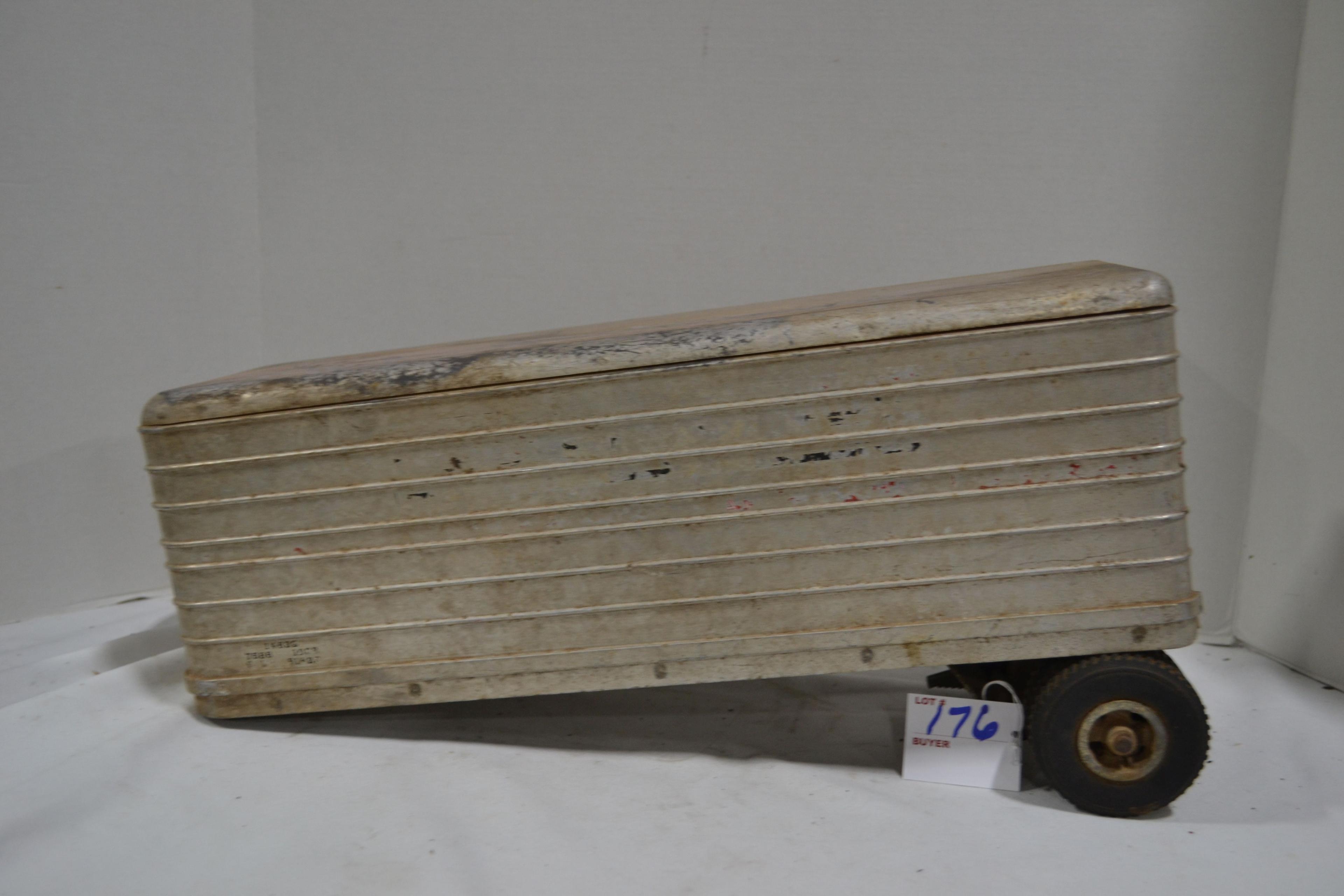 Vintage Unmarked Enclosed Trailer