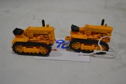 Pair of Ertl Mini John Deere 430 Tractors