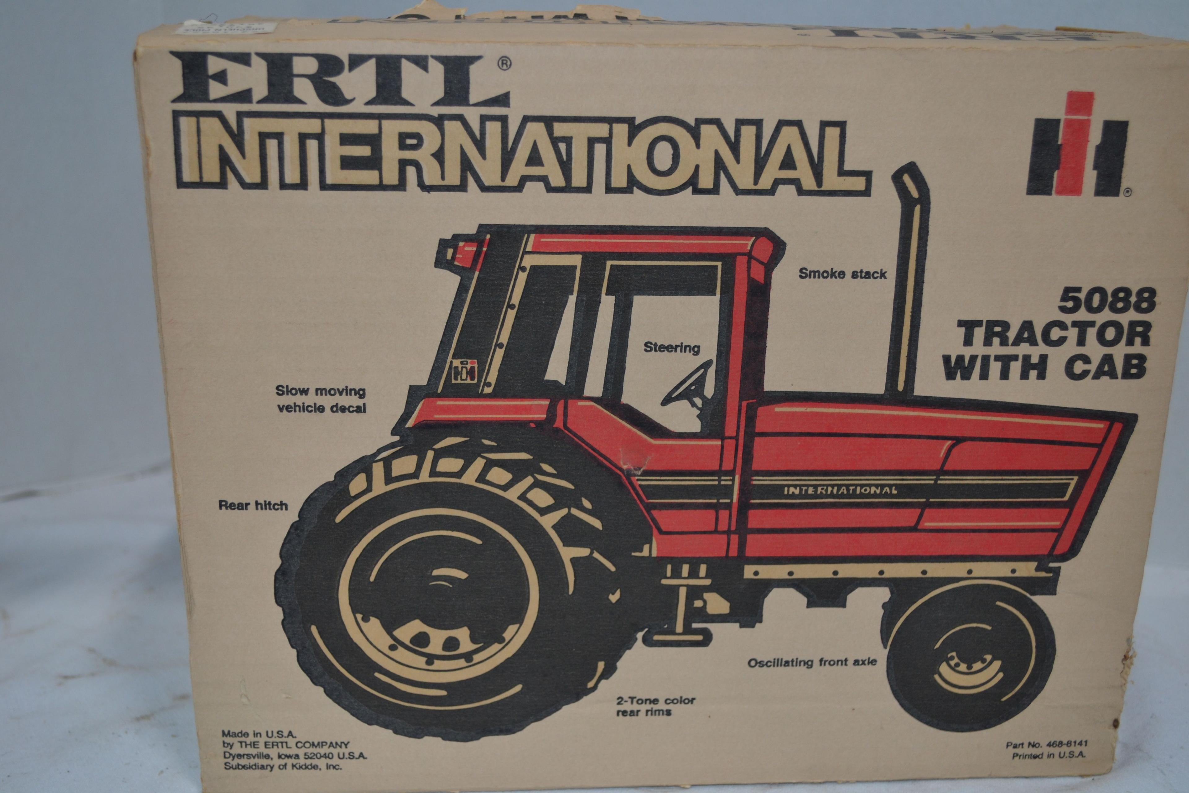 Vintage Ertl International 5088 Tractor w/Cab; 1/16 Scale; NIB
