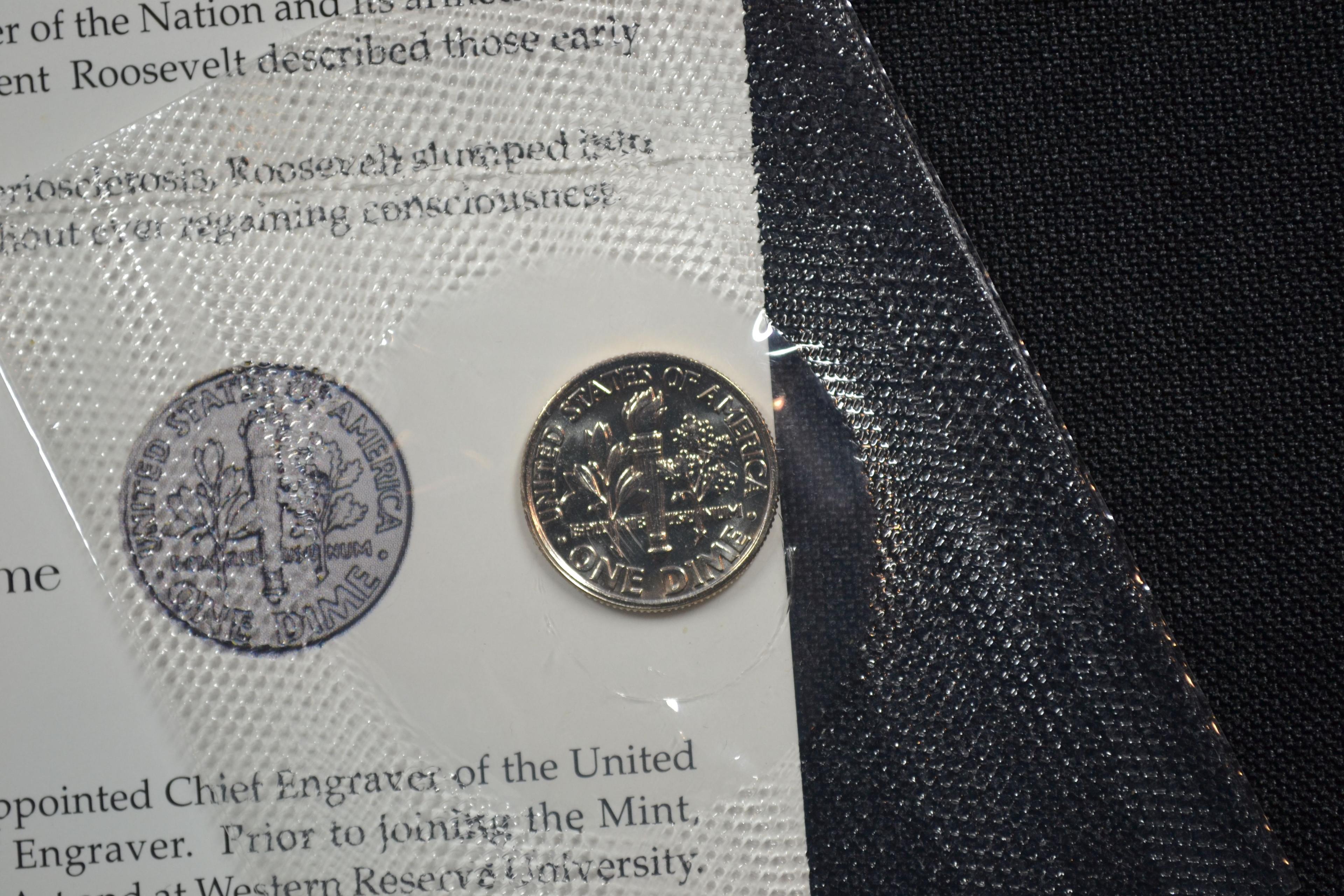 1996-W Anniversary Dime w/Certificate