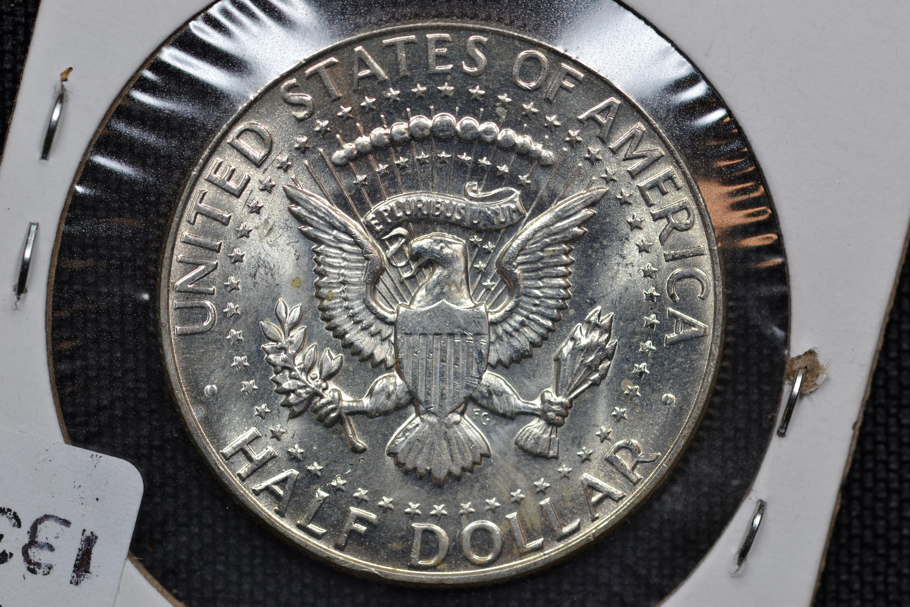 1968-D Kennedy 40% Silver Half Dollar; Unc.
