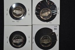 4 - Nickel Proofs including 1987, 1990, 1994, and 2007-S; Gem+; 4xBID