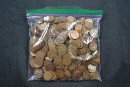 1 Lot of Approx. 500 - Wheat Pennies