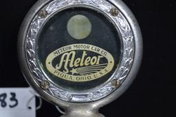 Boyce MotoMeter Meteor Radiator Cap/Hood Ornament; Complete w/Glass