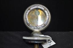 Boyce MotoMeter Meteor Radiator Cap/Hood Ornament; Complete w/Glass