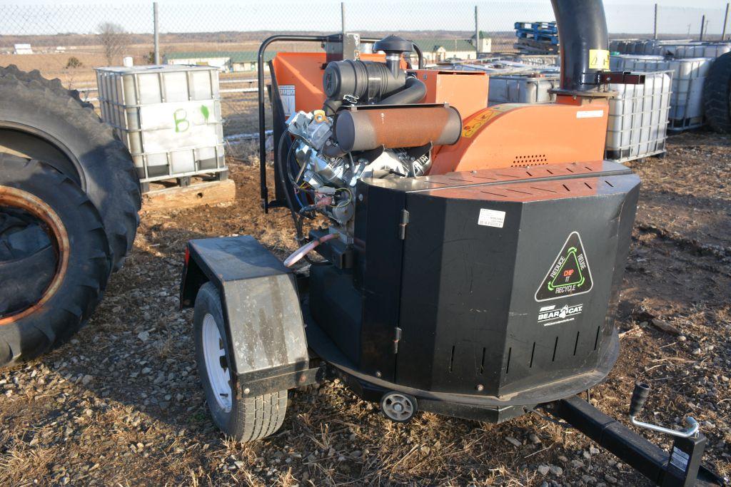 Echo Bear Cat CH8720IH Wood Chipper, 35hp, Vanguard, Up To 8" Branches, New Engine 8-6-23, 2 5/16" B