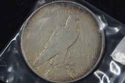 1935-S Peace Dollar; F