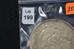 1935-S Peace Dollar; F