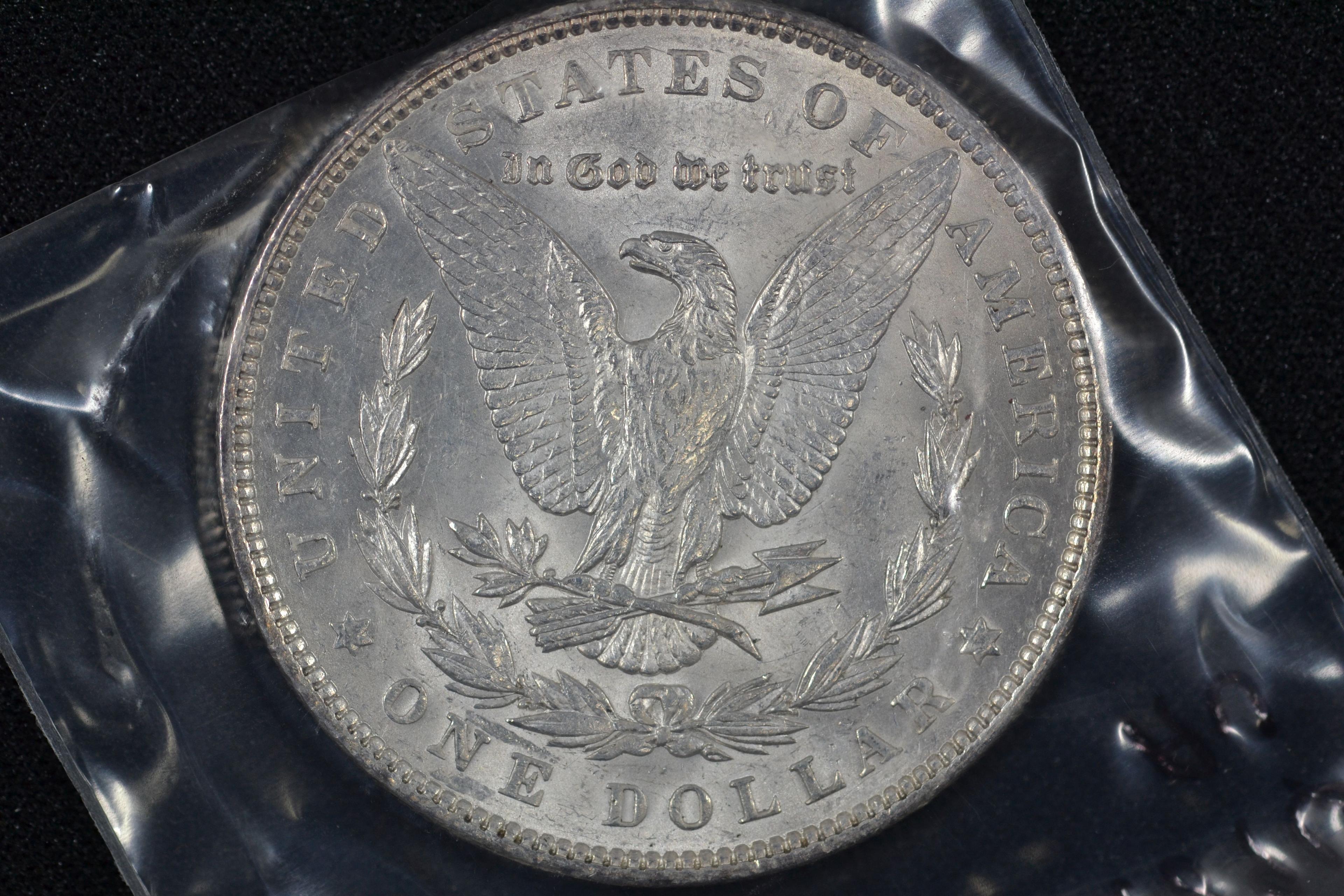 1896 Morgan Dollar; AU