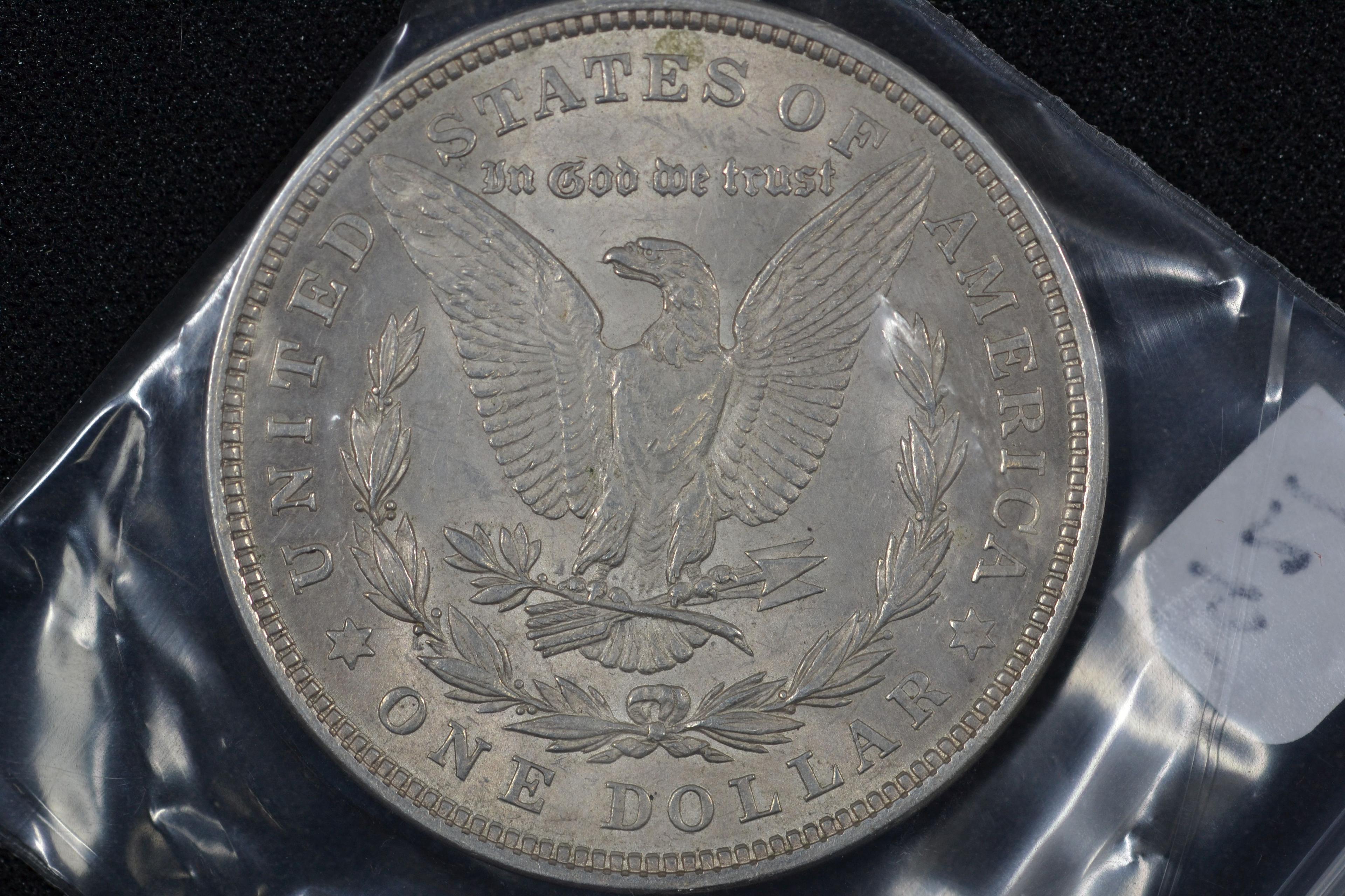 1921 Morgan Dollar; AU
