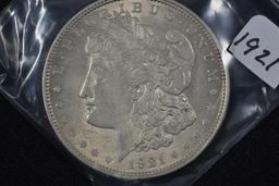 1921 Morgan Dollar; AU