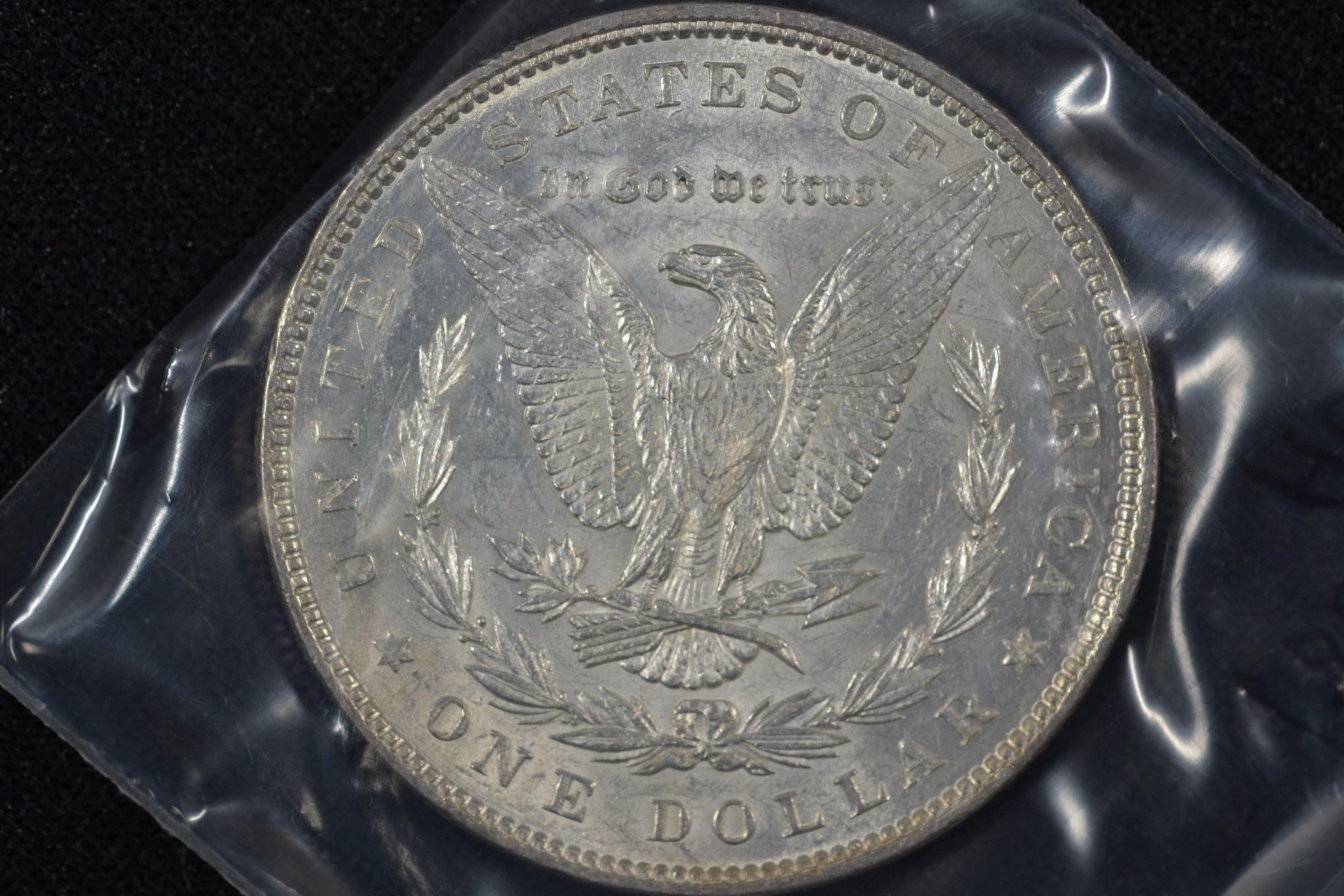1886 Morgan Dollar; AU