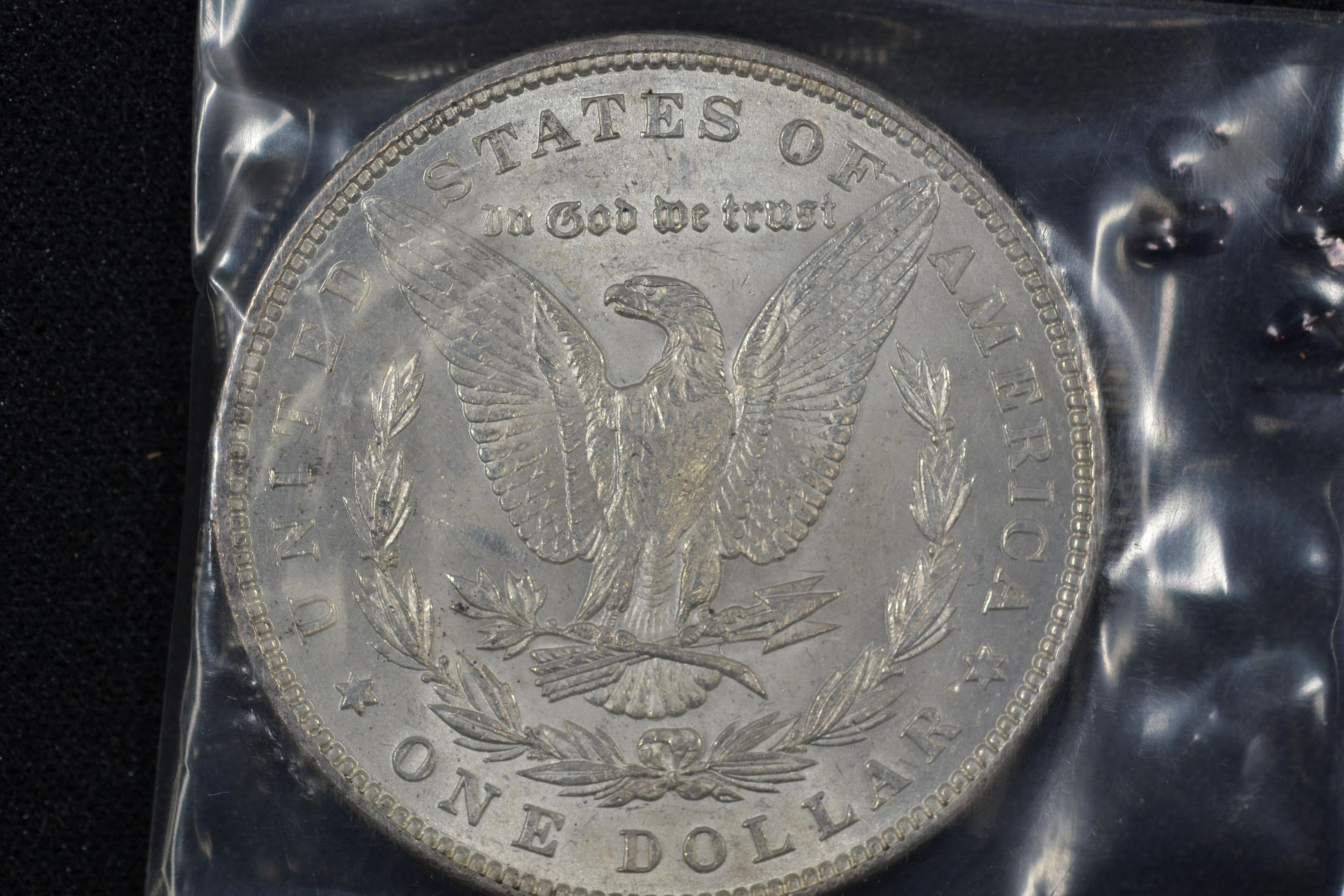 1896 Morgan Dollar; AU
