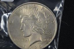 1922 Peace Dollar; Unc.