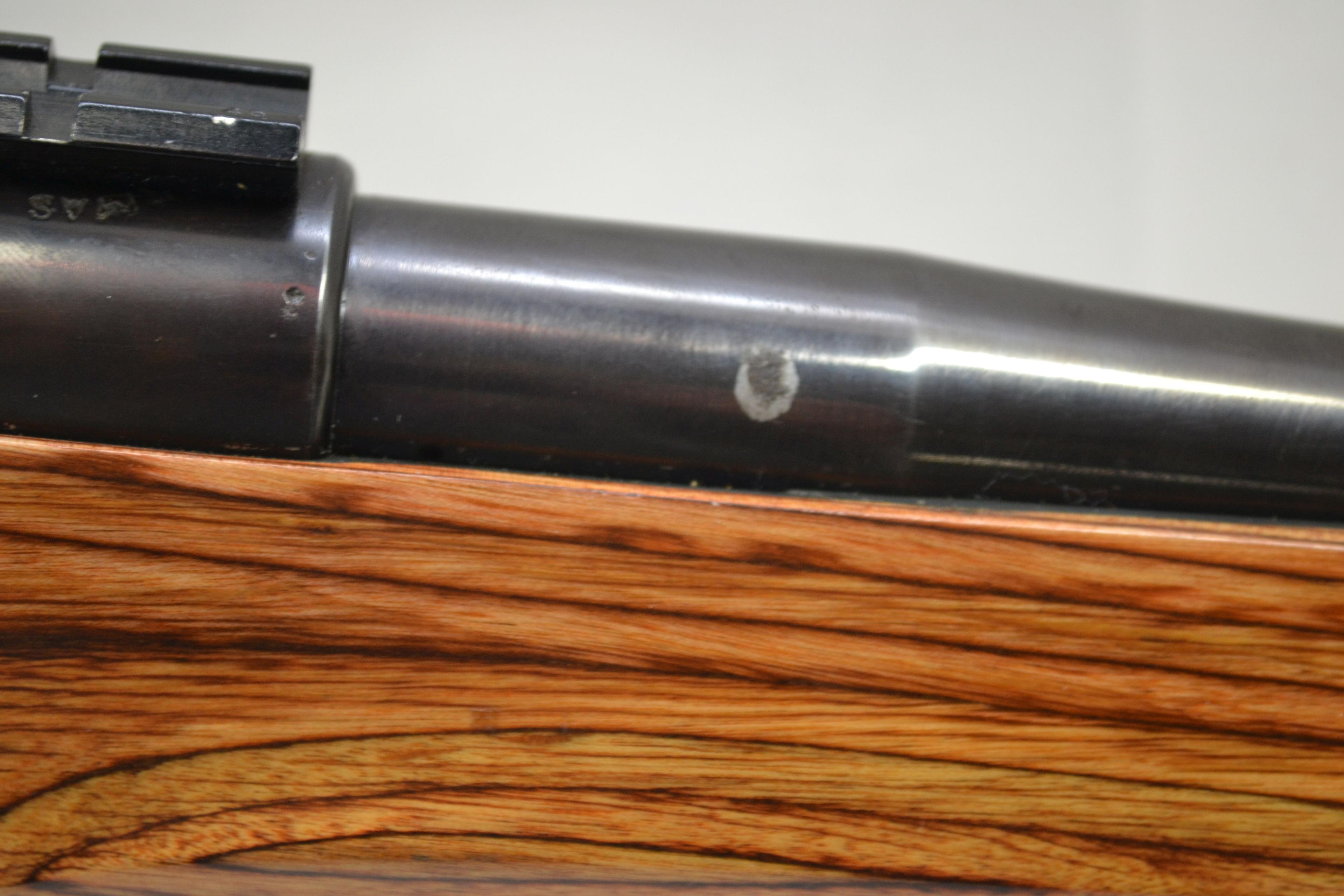 Mauser 98 6.5x61SH Cal. Bolt Action Rifle w/28-1/2" Tapered Heavy BBL and Laminated Varmint-Style St