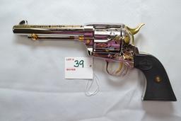 Colt Cowboy .45 Colt Cal. Sitting Bull Tribute Single Action 6-Shot Revolver w/Highly Engraved Nicke