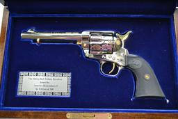 Colt Cowboy .45 Colt Cal. Sitting Bull Tribute Single Action 6-Shot Revolver w/Highly Engraved Nicke