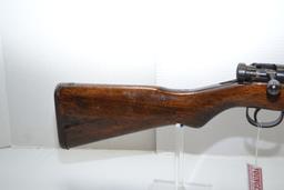 Japanese Model 99 Arisaka 7.7x58 Cal. Sporterized Bolt Action Rifle w/26-1/2" BBL and Flip Up Anti-A