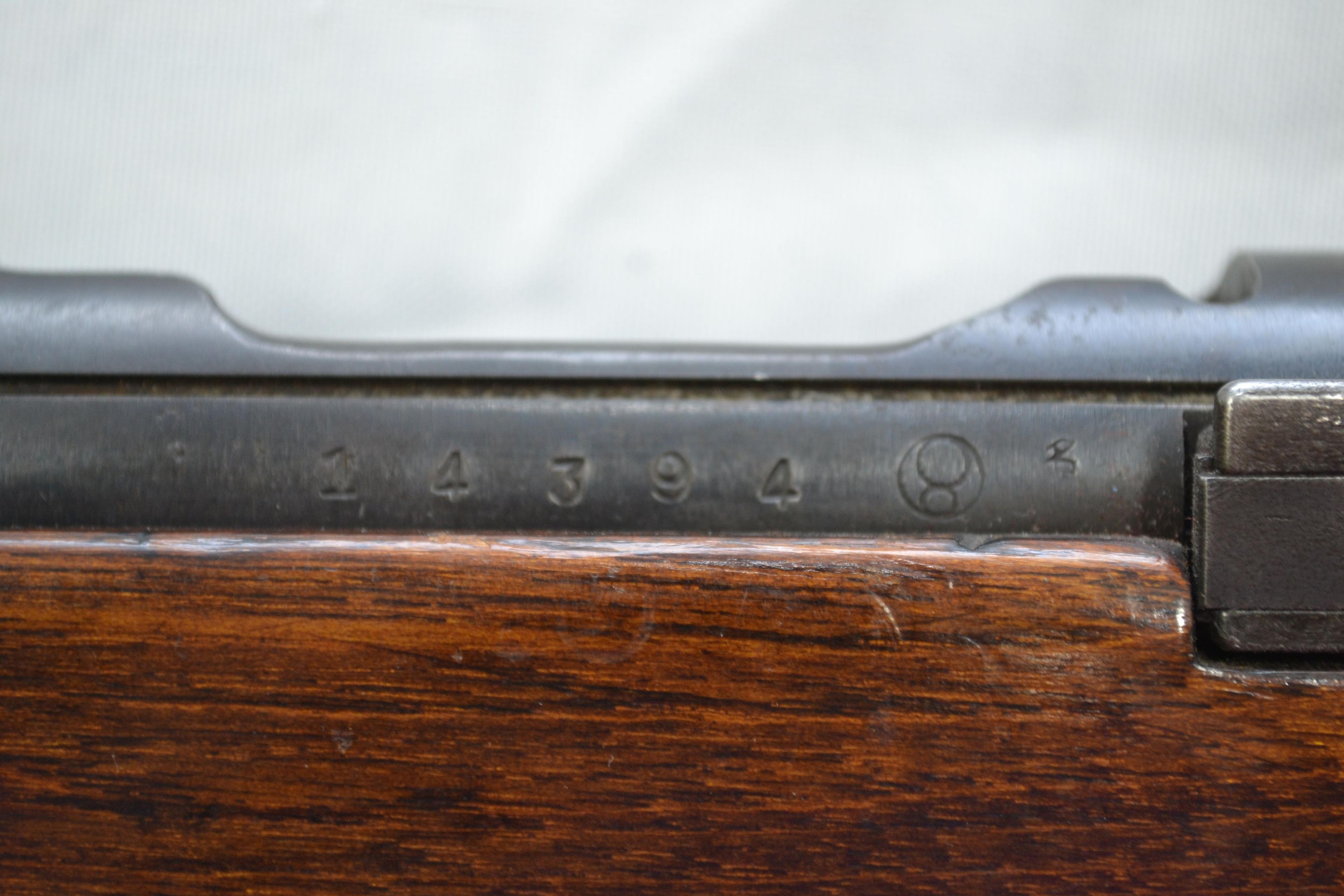 Japanese Model 99 Arisaka 7.7x58 Cal. Sporterized Bolt Action Rifle w/26-1/2" BBL and Flip Up Anti-A