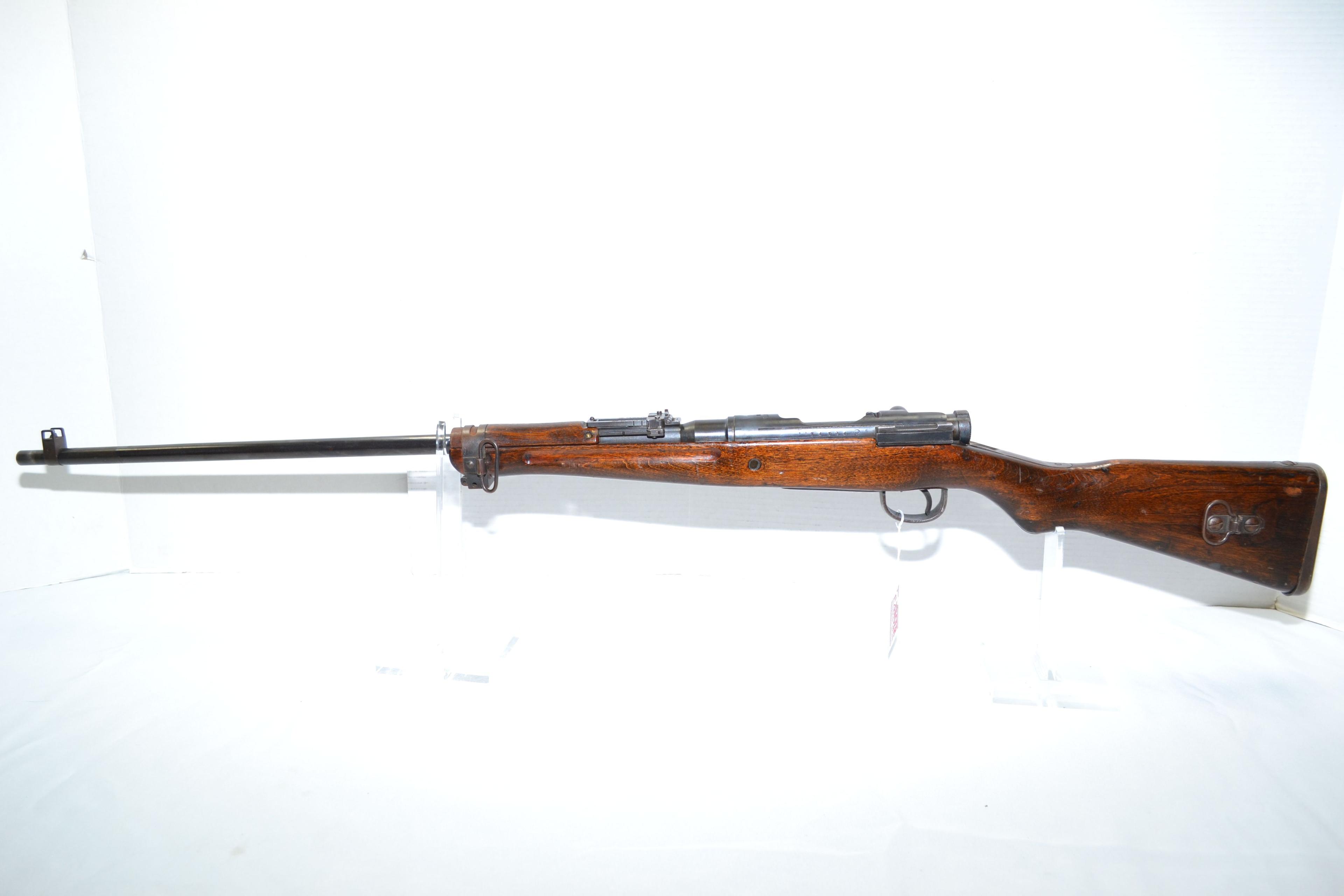 Japanese Model 99 Arisaka 7.7x58 Cal. Sporterized Bolt Action Rifle w/26-1/2" BBL and Flip Up Anti-A