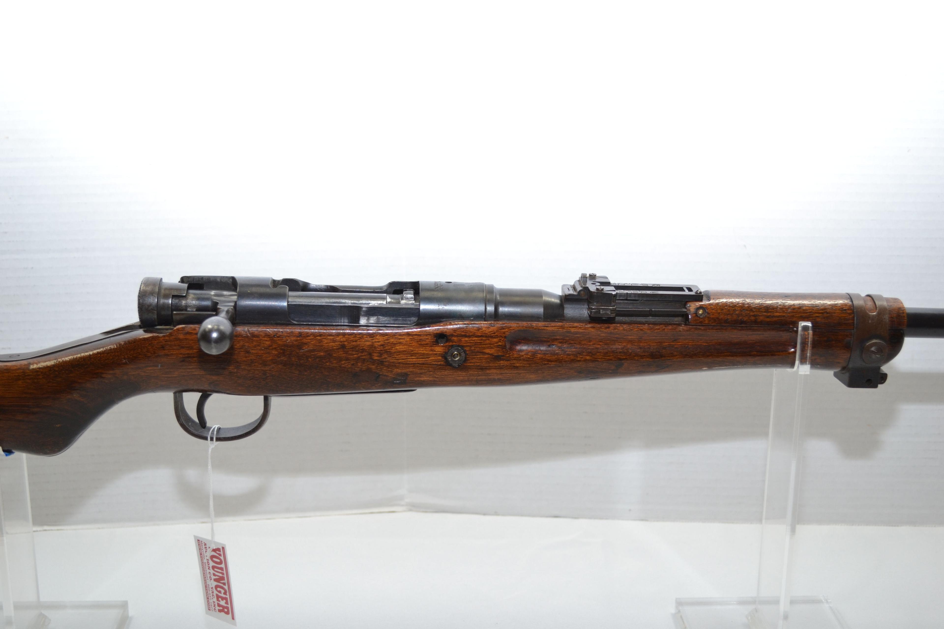 Japanese Model 99 Arisaka 7.7x58 Cal. Sporterized Bolt Action Rifle w/26-1/2" BBL and Flip Up Anti-A