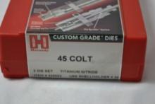 Hornady .45 Colt Die Set; NIB