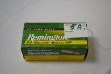 10 Boxes - Remington .22 LR Golden Bullet HP; 50 Rds./Box; 10xBID