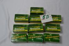 10 Boxes Ammo including 7 - Remington .22 LR HV HP and 3 - Remington Thunderbolt .22 LR Hi-Speed; 50