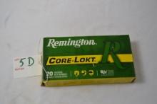 1 Box - Remington .380 Win. 150 gr. Core-Lokt PSP; 20 Rds./Box