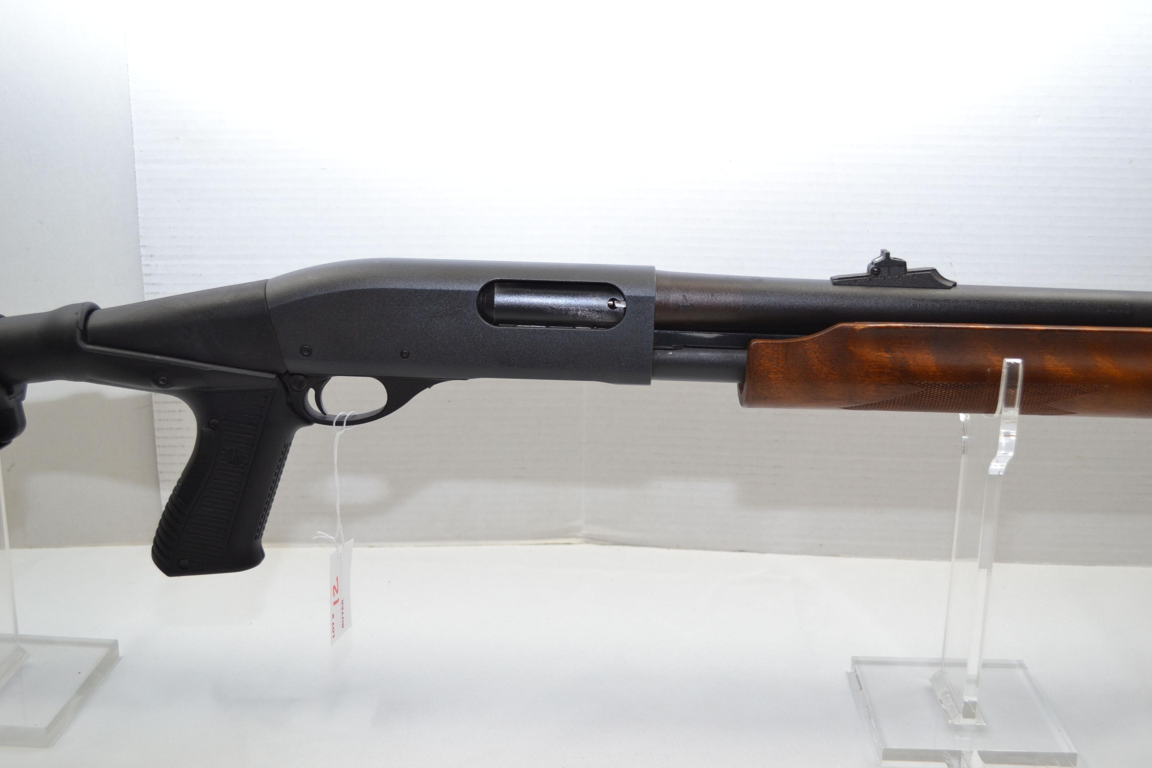 Remington 870 Express Magnum 12 Ga. 3" Cham. Pump Action Shotgun w/20" Open Cylinder Choke BBL, Rifl