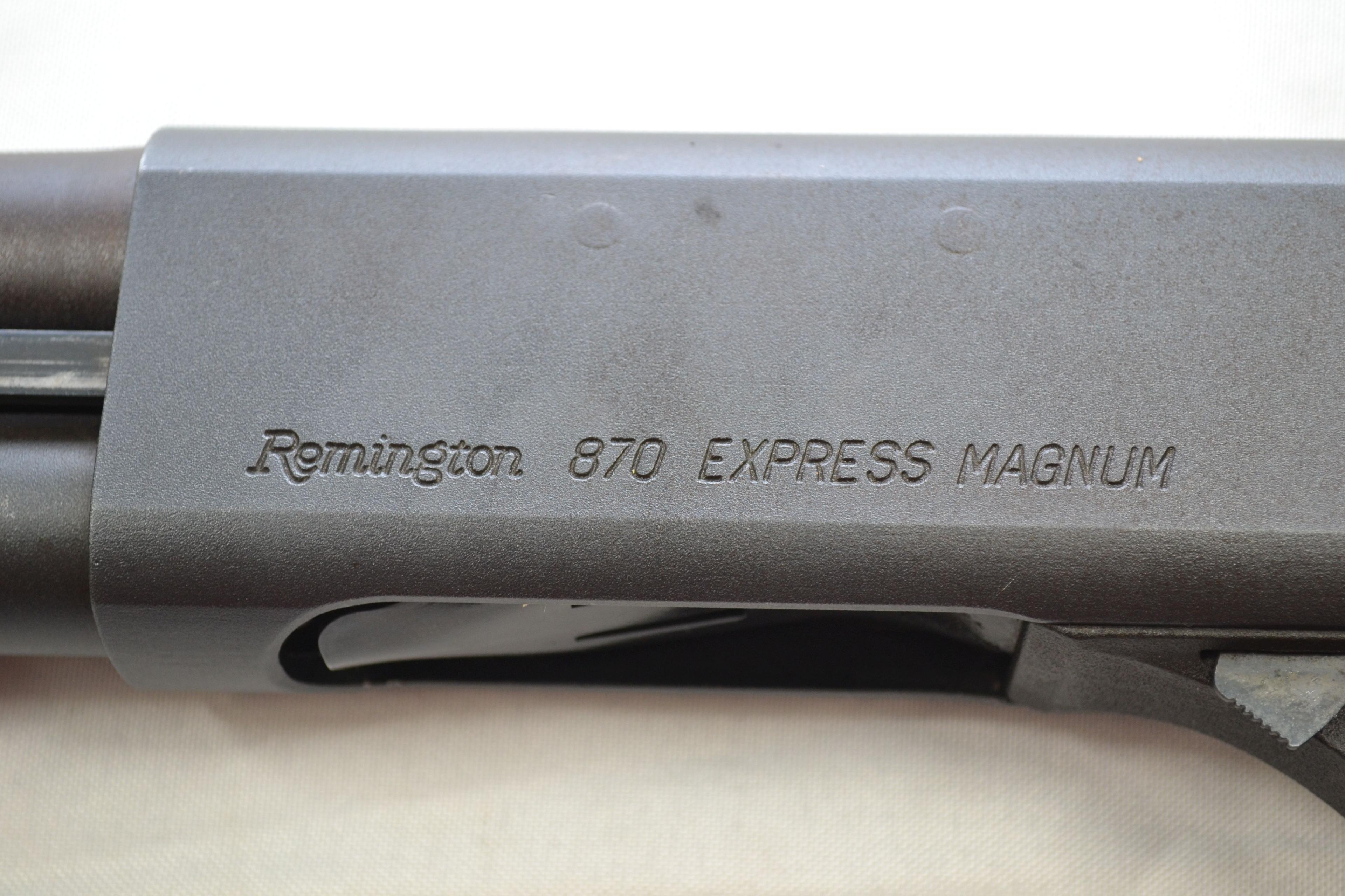 Remington 870 Express Magnum 12 Ga. 3" Cham. Pump Action Shotgun w/20" Open Cylinder Choke BBL, Rifl