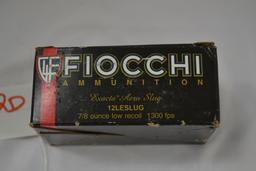 Fiocchi 12 Ga. 2-3/4" 10-Shot 7/8 oz. Slug; 10 Rds./Box