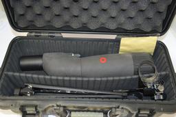 Simmons Model 846060 Spotting Scope w/Tripod in Hard Case; Can be used with camera.