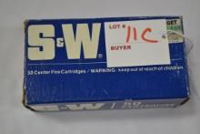 1 Box - S&W .38 SPL+P 158 gr. Semi-Wadcutter HP; 50 Rds./Box