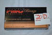 1 Box - PMC Bronze .45 Auto 185 gr. JHP; 50 Rds./Box