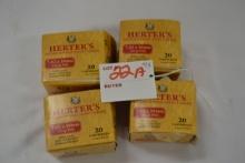 4 Boxes - Herter's 7.62x39mm 122 gr. FMJ; 20 Rds./Box; 4xBID