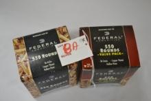 1 Box - Federal .22 LR 36 gr. HP; 550 Rds./Box