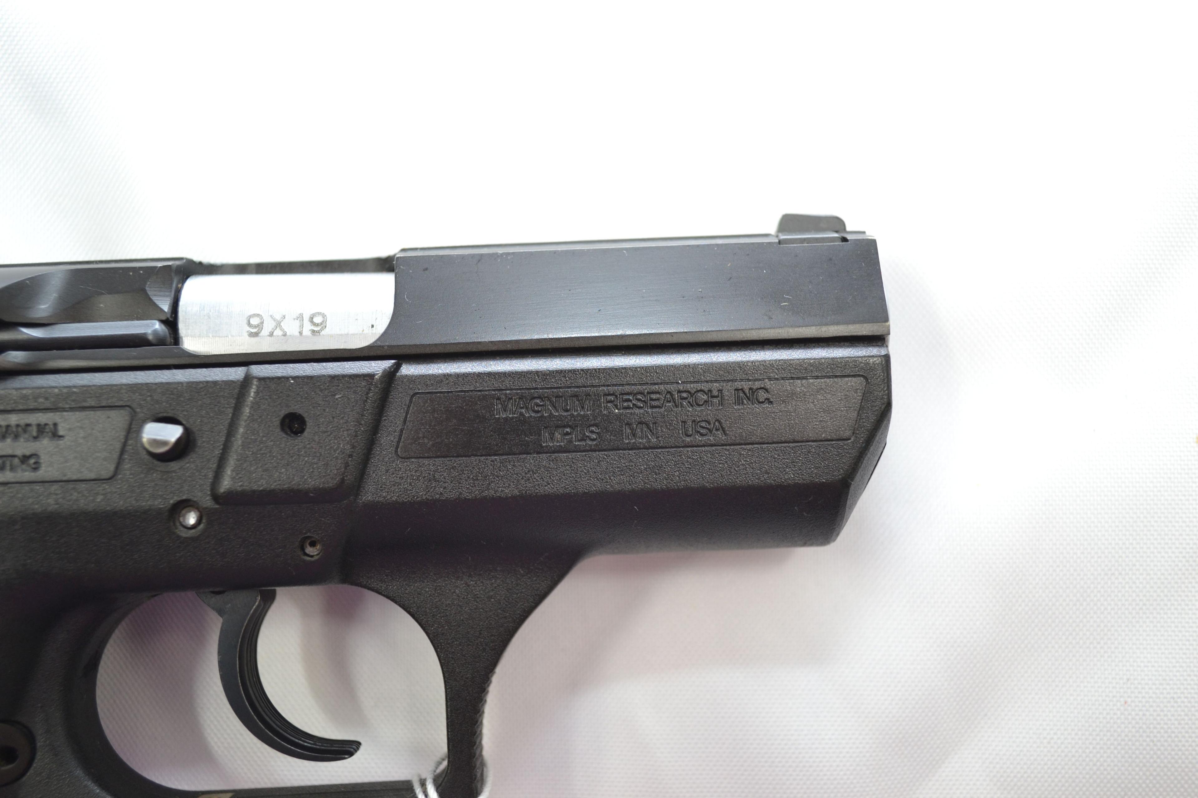Magnum Research H3 Desert Eagle 9mm Cal. Semi-Auto Double Action Pistol w/1-10 Rd. Magazine, Factory