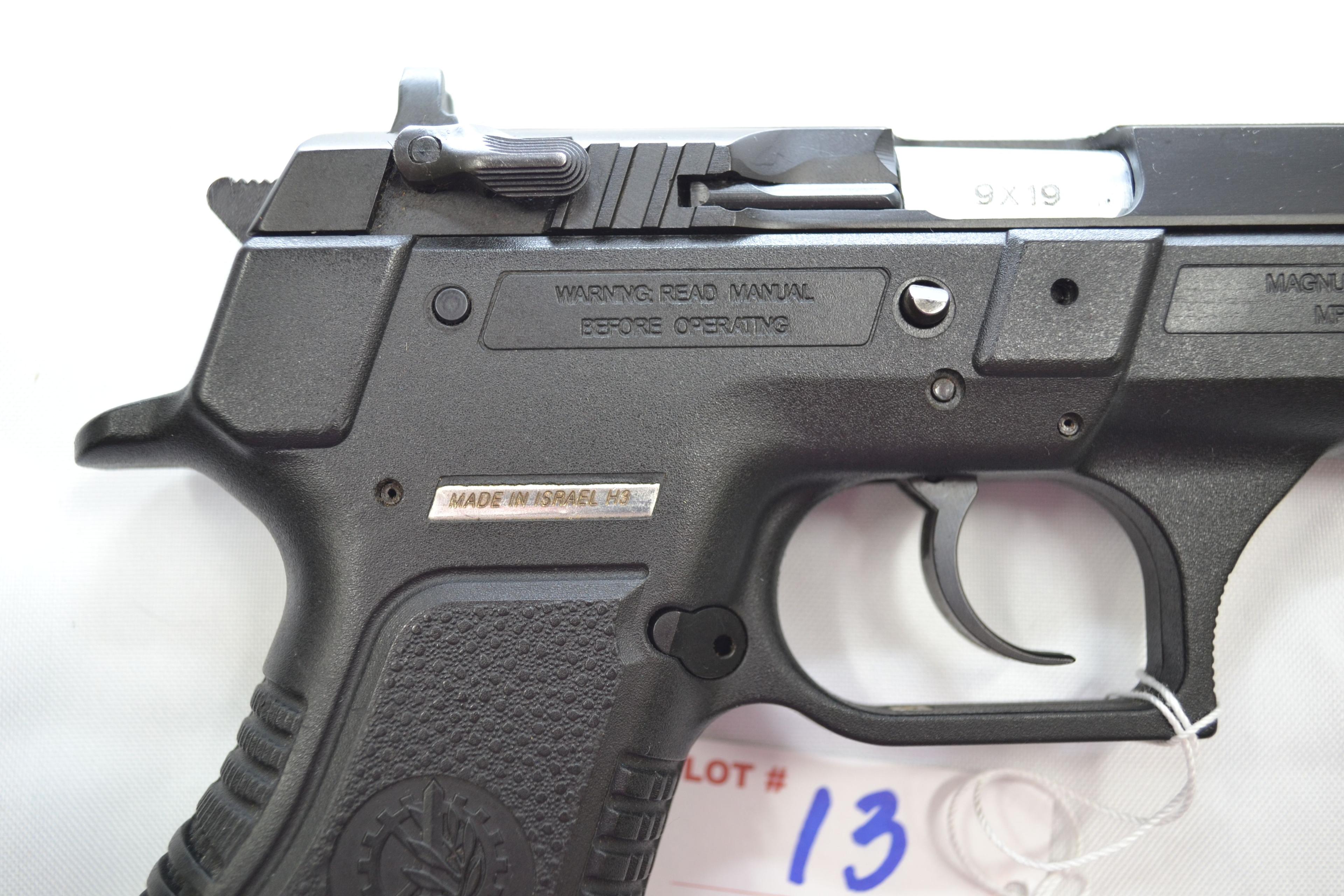 Magnum Research H3 Desert Eagle 9mm Cal. Semi-Auto Double Action Pistol w/1-10 Rd. Magazine, Factory