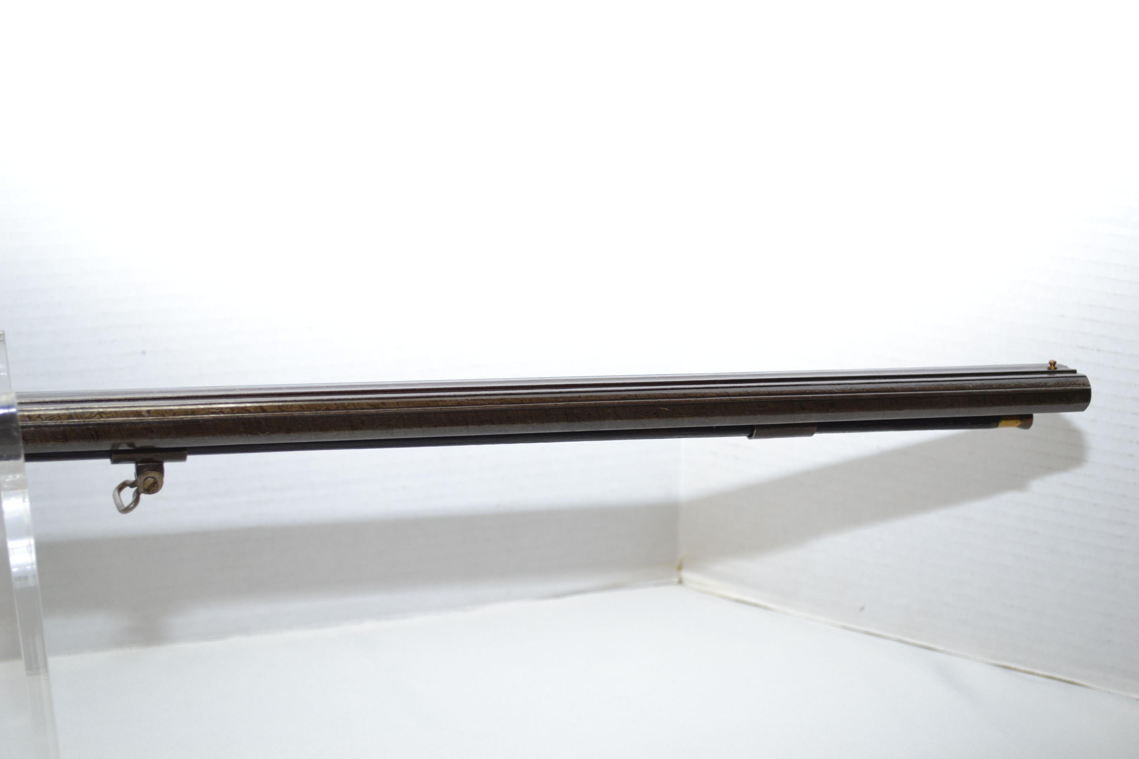 Trochado Damasco Casa La Port Side-by-Side Double Octagon BBL Muzzle Loading Percussion Shotgun w/Do