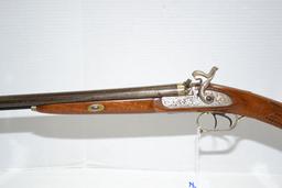 Trochado Damasco Casa La Port Side-by-Side Double Octagon BBL Muzzle Loading Percussion Shotgun w/Do