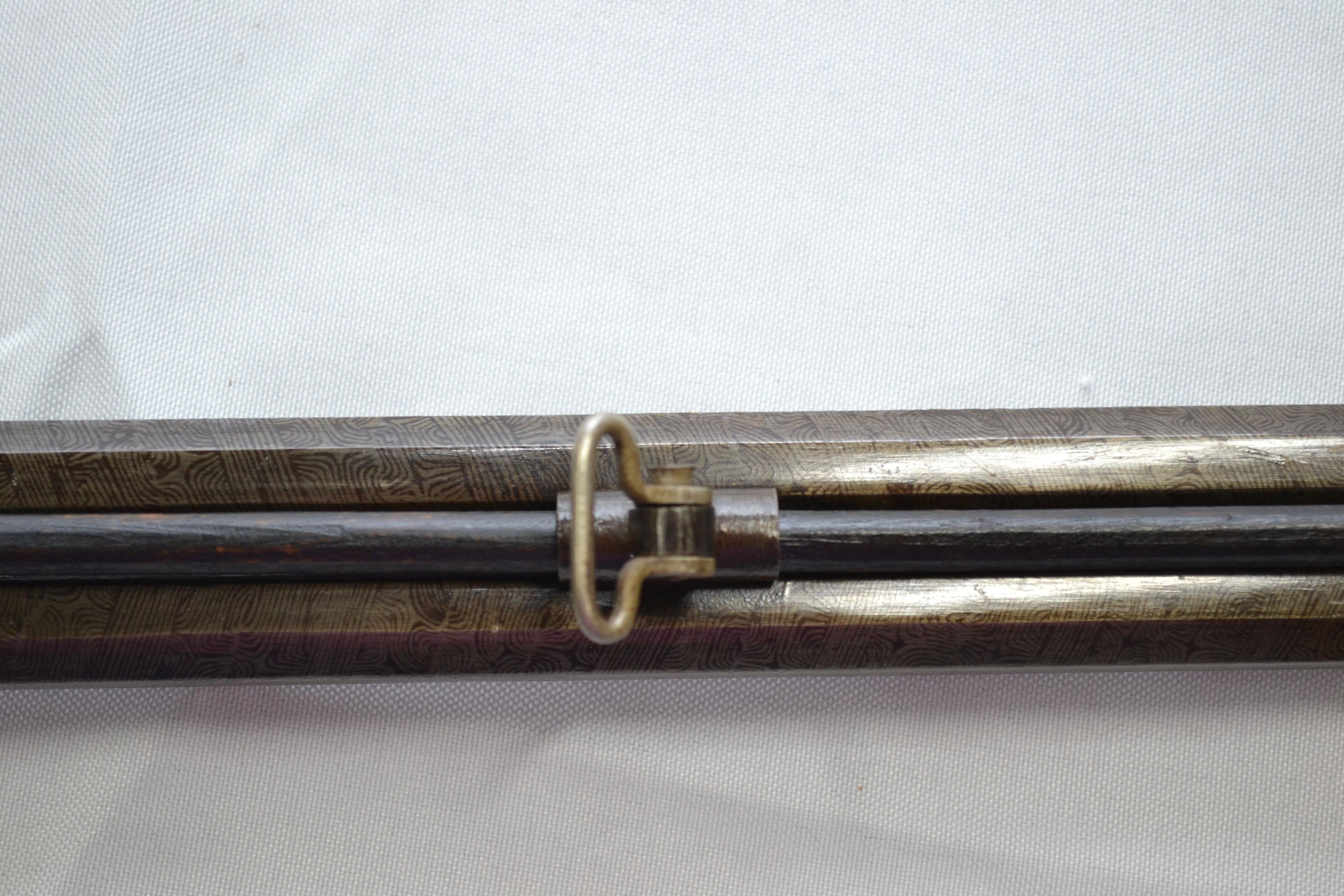 Trochado Damasco Casa La Port Side-by-Side Double Octagon BBL Muzzle Loading Percussion Shotgun w/Do