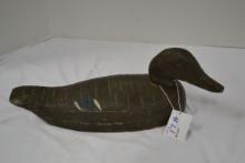 Vintage Handpainted Wooden Duck Decoy w/Swivel Head