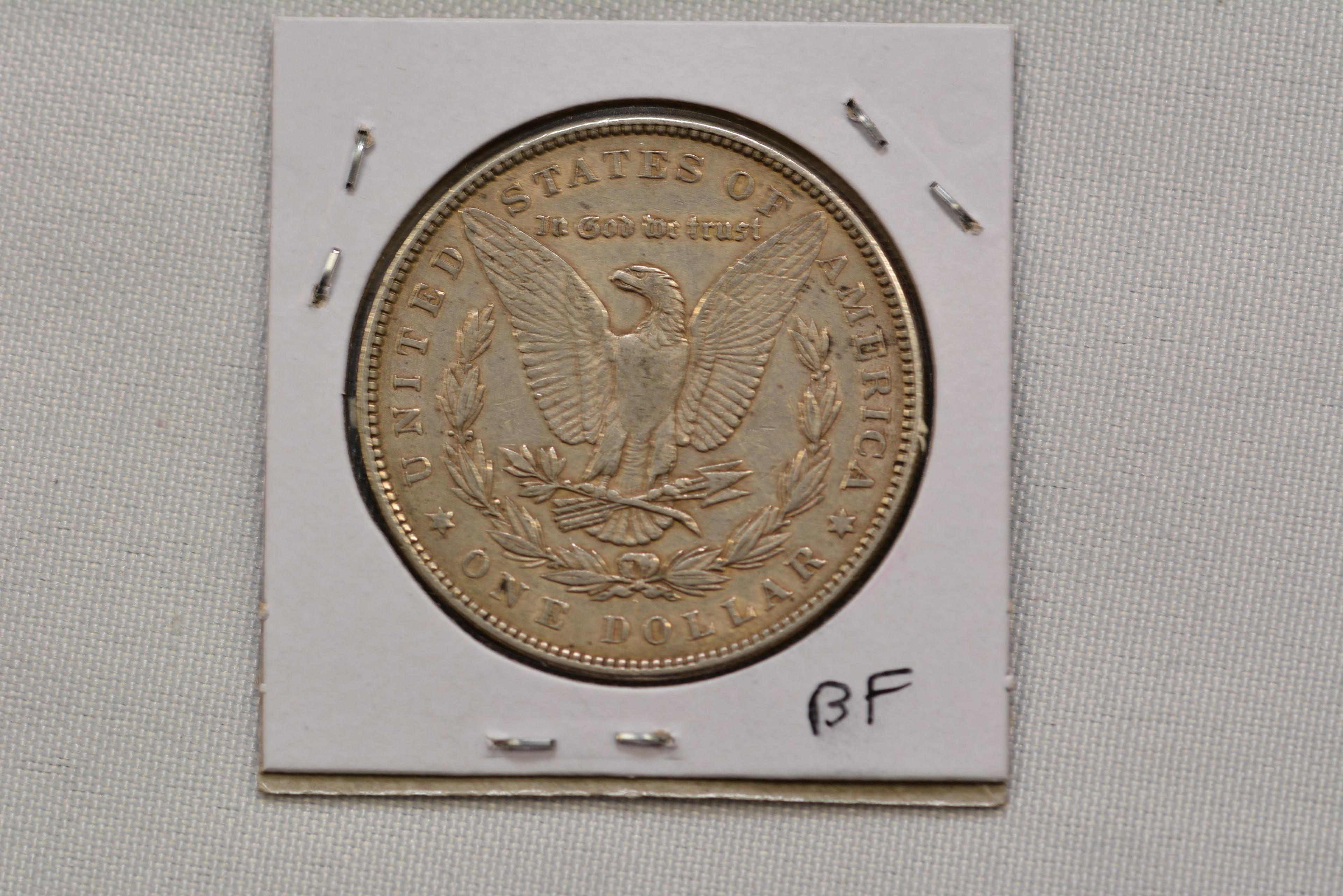 1886 Morgan Dollar; VF