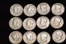 1 Lot of 12 - 1976 Kennedy Half Dollars; $6 Face Value