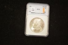 1896 Morgan Dollar; MS64