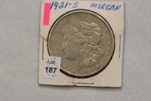 1921-S Morgan Dollar; XF